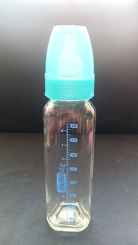 Dodie 240ml glass - glass, baby