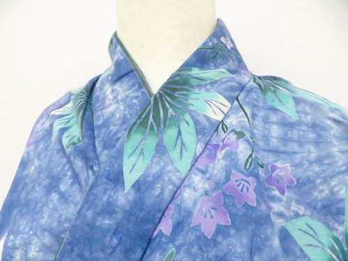 Japanese kimono yukata blue - japanese,