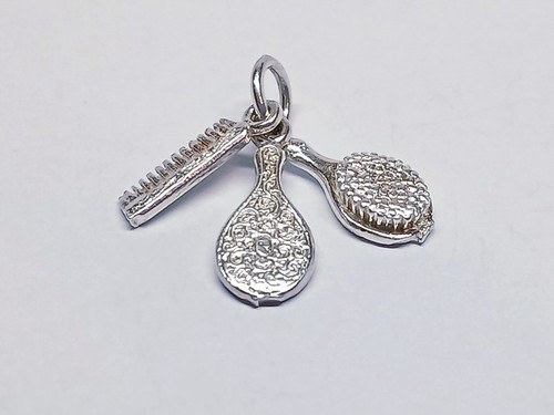 Sterling silver 925 vanity set - silver,