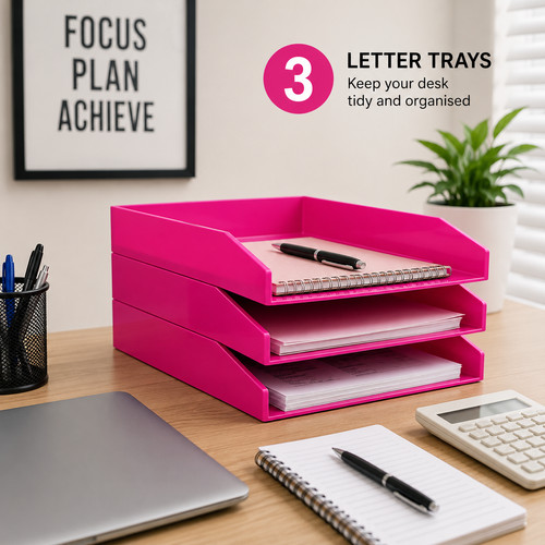 Letter trays set office - set,