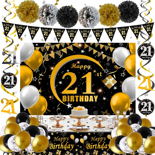 21st birthday decorations for - 21st,