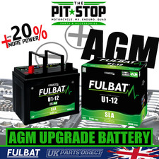 AGM 896 32Ah BATTERY UPGRADE FOR TORO LAWN MOWER - U1 12V | POSITIVE ON LEFT