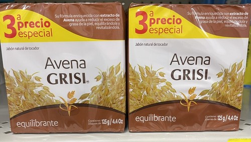 Pack jabon avena grisi - jabon,