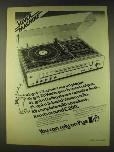 1979 pye silver machine 1606 - 1979,