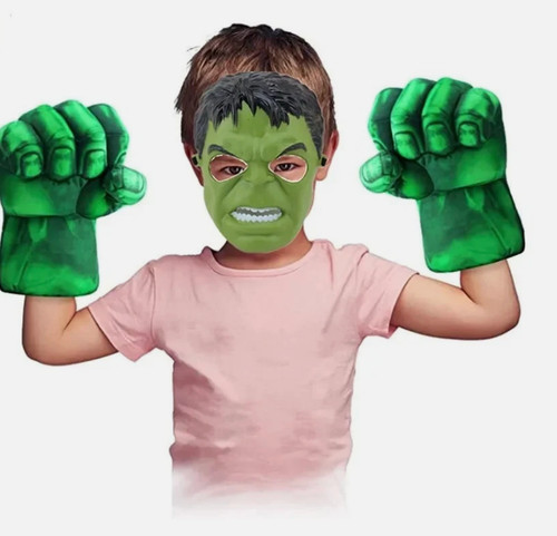 Kids green superhero - green,