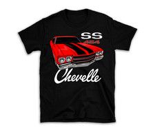 Chevelle SS 454 Big Block Drag Race T Shirt , Muscle Car Hot Rod,  M to 5XL