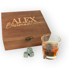 Personalised Whiskey Glass Set