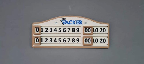 Scoreboard frame counter - /,