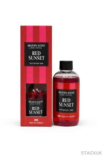 Heaven scent red sunset - red, wax