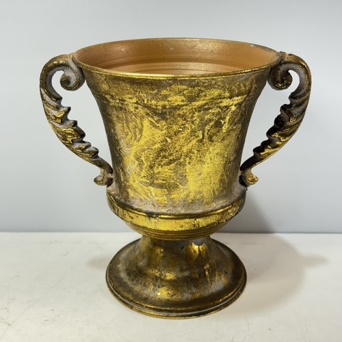 Metal flower pot urn - pot, florist