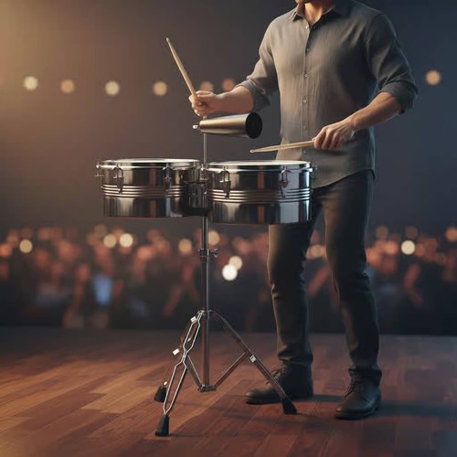 Latin timbales electroplated - latin,