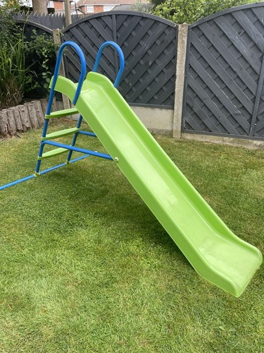 Child garden slide good - garden,