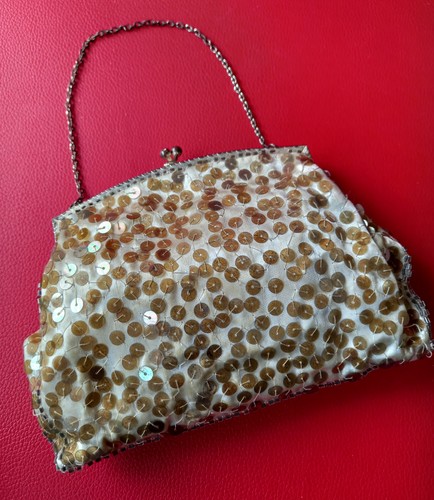 Vintage 1950s beaded evening - 1950s,