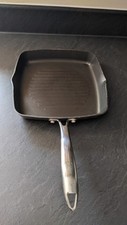 Sauce pan griddle 24cm cooking square grill stove Sainsbury's 