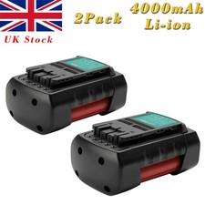 2x Battery For Bosch 4000mAh