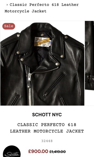 Schott classic perfecto 618 - schott,