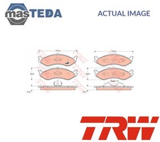 GDB1153 BRAKE PADS SET BRAKING