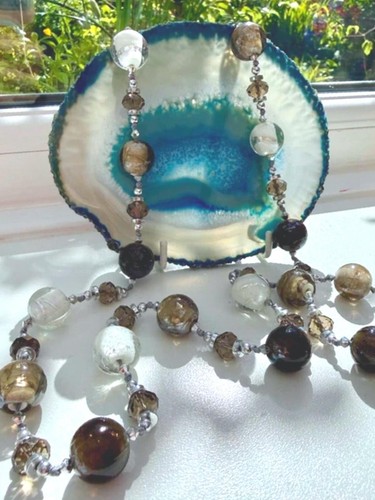 Beautiful long glass beaded - long,