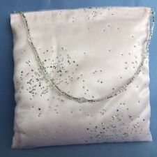 PINK GLITZY SATIN LINED DOLLY BAG BRIDAL BRIDESMAID FLOWER GIRL  WEDDING PROM
