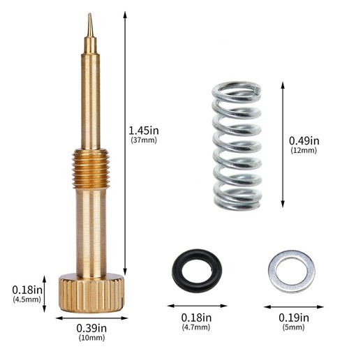 Carb rebuild mixture screw - rebuild,