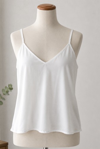 White tie back vest - white,