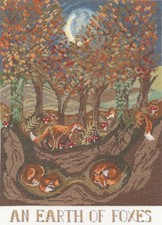 An Earth of Foxes Cross Stitch