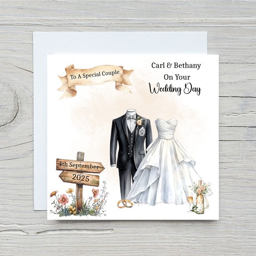 Personalised wedding day - wedding,