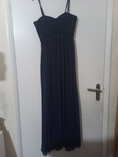 Coast Navy Pleated Bust Maxi