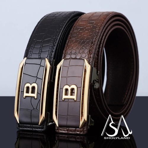 Mens crocodile pattern belt - mens,