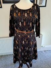 Popsy women dress cat - cat, design