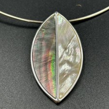 Vintage Mother of Pearl Leaf
