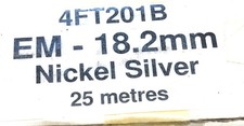 EM GAUGE TRACK 4FT201B 25 ONE METRE LENGTHS    003