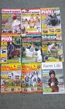 Selection Of 9 Magazines Smallholding Home Farmer, Practical Pigs, Your Chickens