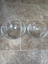 2 Vintage Duralex Glass Bowls