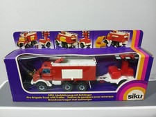 Boxed Model Siku 2913 Mercedes Benz  Unimog Fire Brigade Truck & Trailer N/MINT