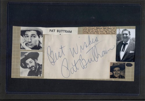 Pat buttram dual signed - pat,