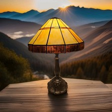 Tiffany style table lamp - style, art