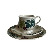 Royal Winton Toscana Tradition Spongeware Trio - Tea Cup, Saucer & Side Plate