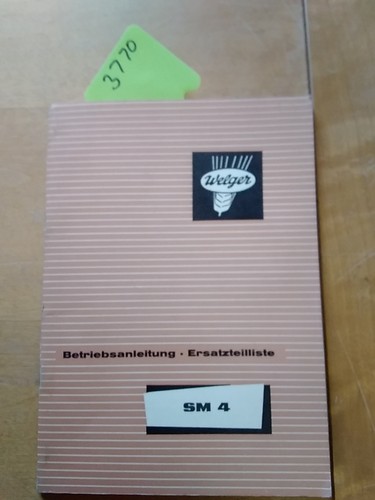 Welger disc mower sm4 user - disc,