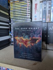 The Dark Knight Trilogy DVD Box Set Limited Edition 3D Cover With Info Booklet
