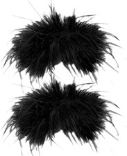 2 PCS Soft Fur Wristband