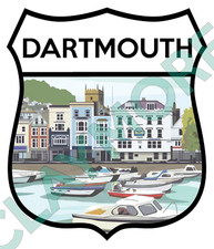 DARTMOUTH DEVON car sticker