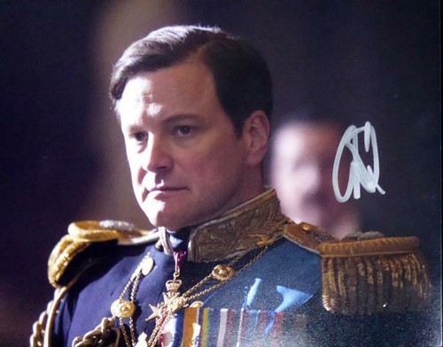 Colin firth signed - signed, photograph