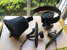 ANTIQUE LEVER DOOR BELL RARE VINTAGE ORIGINAL PUSH PULL LEVER GEORGAN VICTORIAN