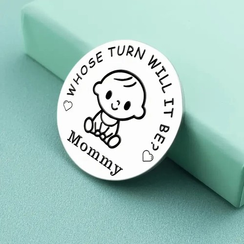 Metal parent decision coin for - parent,