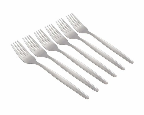 Stainless steel forks - steel, silver
