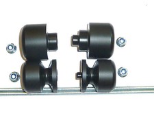 YAMAHA XT660X XT660R CRASH MUSHROOMS FRONT & REAR AXLE SLIDERS BUNGS KNOB S11D