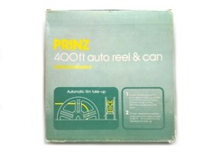 PRINZ 400ft AUTO REEL & CAN for SUPER 8 and STANDARD 8 FILM - MINT