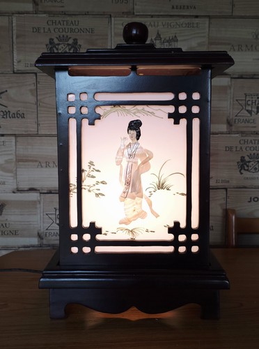 Korean wooden accent table