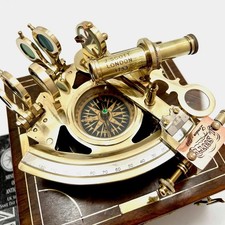 Antique Brass Sextant